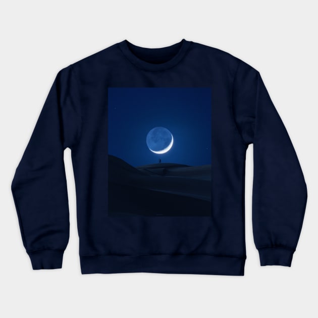 US AND THE MOON. Crewneck Sweatshirt by LFHCS